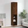 Highboard 34.5X34X180 Cm Engineered Wood