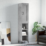 Highboard 34.5X34X180 Cm Engineered Wood