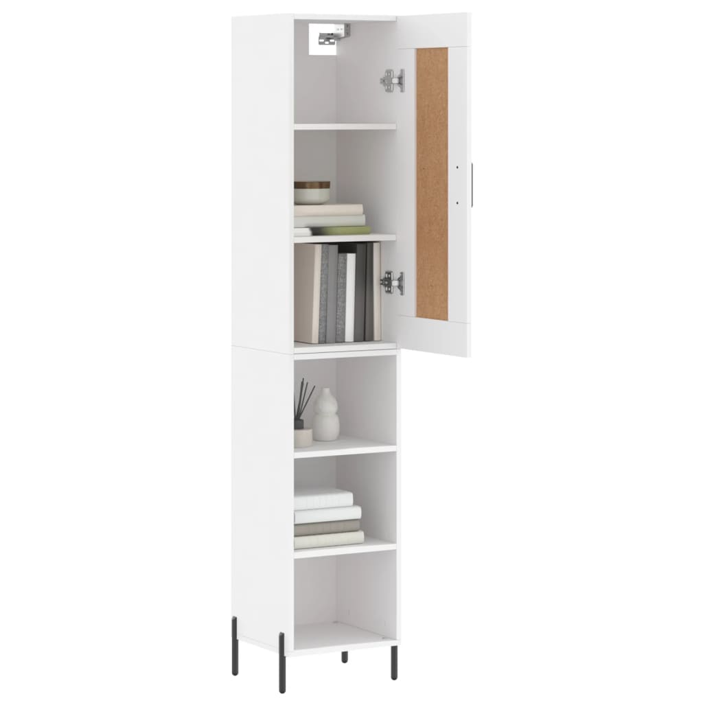 Highboard 34.5X34X180 Cm Engineered Wood