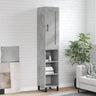 Highboard 34.5X34X180 Cm Engineered Wood