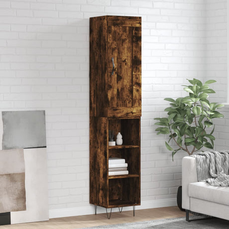 Highboard 34.5X34X180 Cm Engineered Wood
