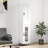 Highboard 34.5X34X180 Cm Engineered Wood