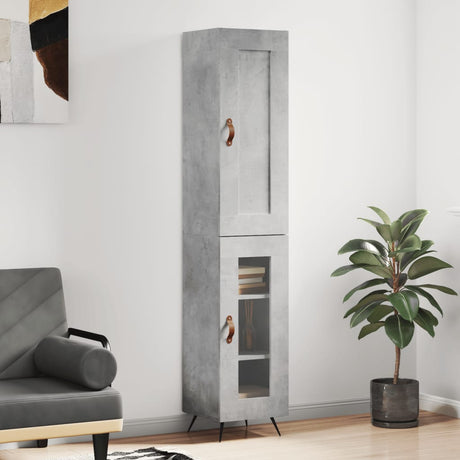 Highboard 34.5X34X180 Cm Engineered Wood