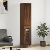Highboard 34.5X34X180 Cm Engineered Wood