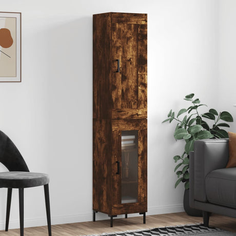 Highboard 34.5X34X180 Cm Engineered Wood