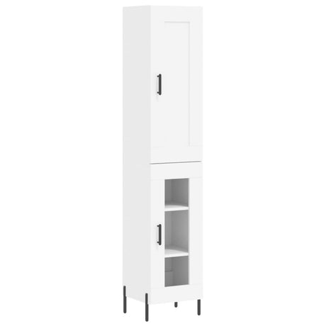 Highboard 34.5X34X180 Cm Engineered Wood