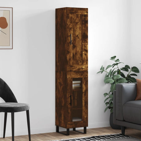 Highboard 34.5X34X180 Cm Engineered Wood