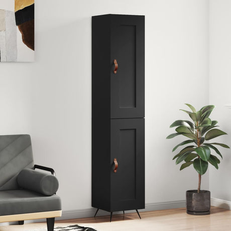 Highboard 34.5X34X180 Cm Engineered Wood