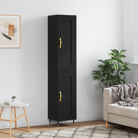 Highboard 34.5X34X180 Cm Engineered Wood