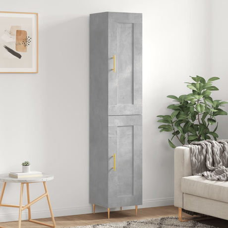 Highboard 34.5X34X180 Cm Engineered Wood