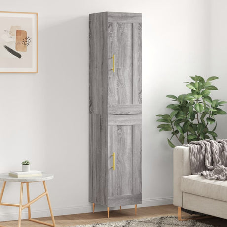 Highboard 34.5X34X180 Cm Engineered Wood
