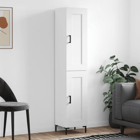 Highboard 34.5X34X180 Cm Engineered Wood