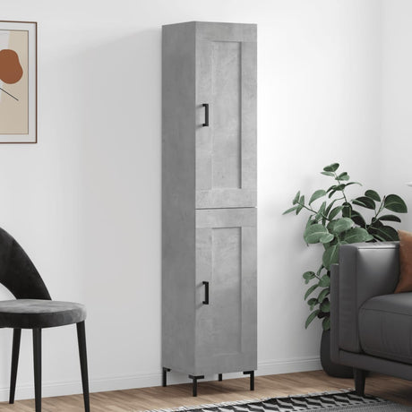 Highboard 34.5X34X180 Cm Engineered Wood