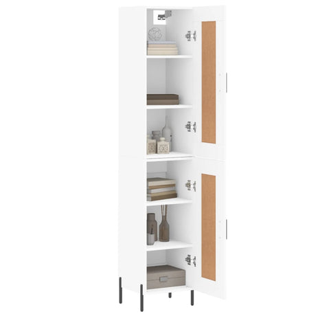 Highboard 34.5X34X180 Cm Engineered Wood