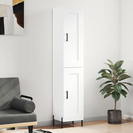 Highboard 34.5X34X180 Cm Engineered Wood