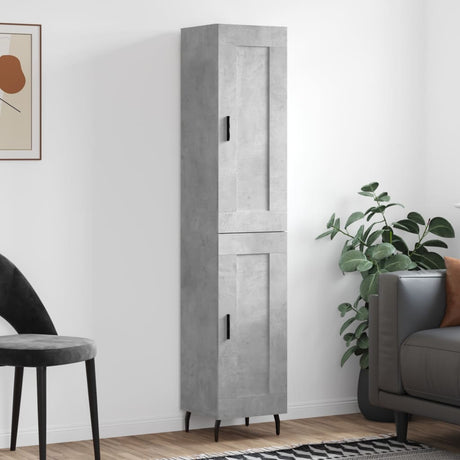 Highboard 34.5X34X180 Cm Engineered Wood