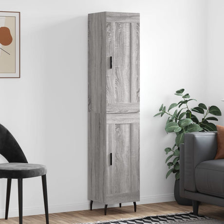 Highboard 34.5X34X180 Cm Engineered Wood