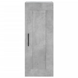 Highboard Concrete Grey 34.5x34x180 cm Engineered Wood
