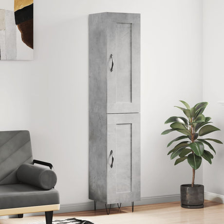 Highboard 34.5X34X180 Cm Engineered Wood