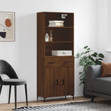 Highboard 69.5X34X180 Cm Engineered Wood