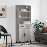 Highboard 69.5X34X180 Cm Engineered Wood