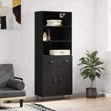 Highboard 69.5X34X180 Cm Engineered Wood