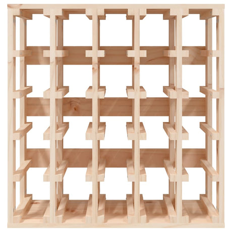 Wine Rack 58.5X33X60.5 Cm Solid Wood Pine