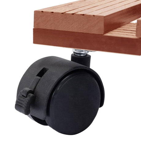 Plant Trolleys 4 Pcs 30X30X7,5 Cm Wpc