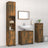 4 Piece Bathroom Furniture Set Engineered Wood