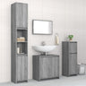 4 Piece Bathroom Furniture Set Engineered Wood