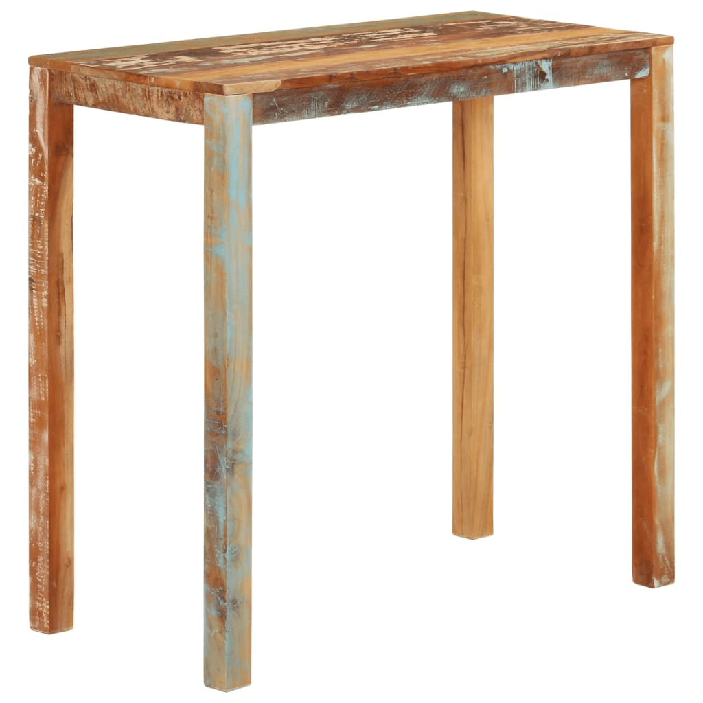 Bar Table Solid Wood Reclaimed