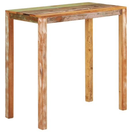 Bar Table Solid Wood Reclaimed
