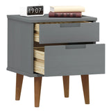 Bedside Cabinet Molde 40X35X48 Cm Solid Wood Pine