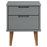 Bedside Cabinet Molde 40X35X48 Cm Solid Wood Pine