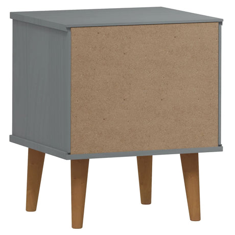 Bedside Cabinet Molde 40X35X48 Cm Solid Wood Pine