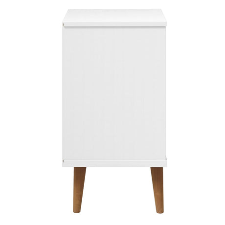 Bedside Cabinet Molde 40X35X65 Cm Solid Wood Pine