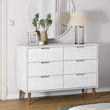 Drawer Cabinet Molde Brown 113X40X80 Cm Solid Wood Pine
