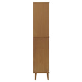 Bookcase Molde 85X35X170,5 Cm Solid Wood Pine