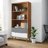 Bookcase Molde 85X35X170,5 Cm Solid Wood Pine