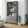Bookcase Molde 85X35X170,5 Cm Solid Wood Pine