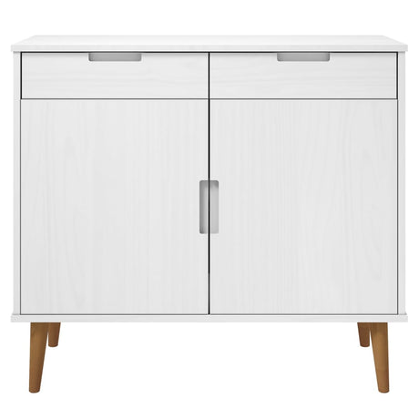 Sideboard Molde 90X40X80 Cm Solid Wood Pine