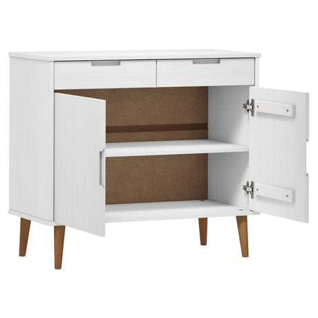 Sideboard Molde 90X40X80 Cm Solid Wood Pine