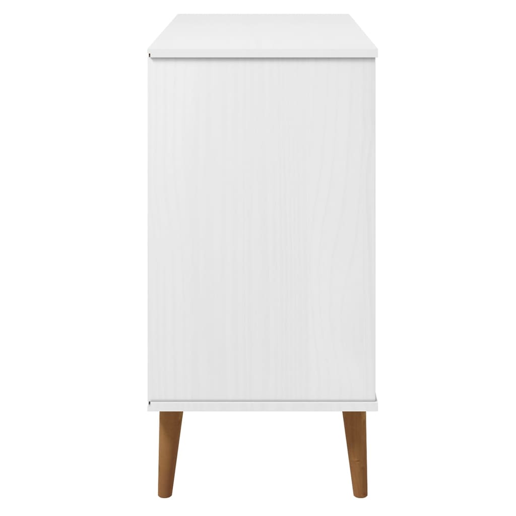 Sideboard Molde 90X40X80 Cm Solid Wood Pine