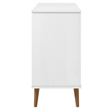 Sideboard Molde 90X40X80 Cm Solid Wood Pine