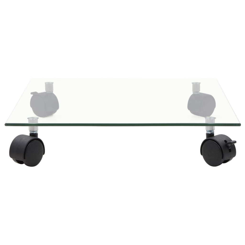 Plant Rollers 4 Pcs 35X35 Cm Tempered Glass Square