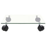 Plant Rollers 4 Pcs 35X35 Cm Tempered Glass Square