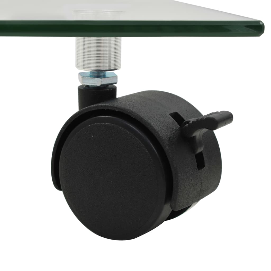 Plant Rollers 4 Pcs 35X35 Cm Tempered Glass Square