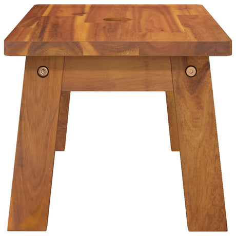 Step Stool 38X26X22 Cm Solid Wood Acacia
