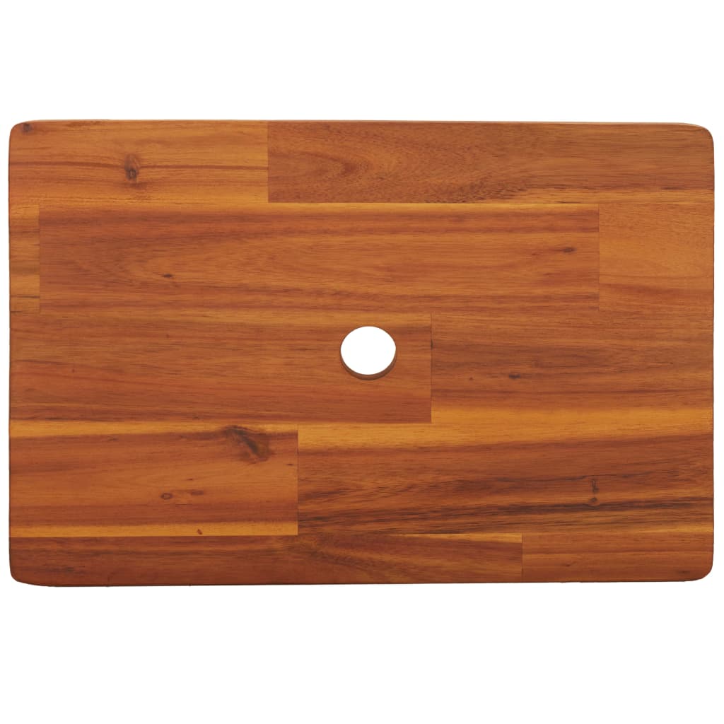 Step Stool 38X26X22 Cm Solid Wood Acacia