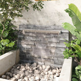Rectangular Waterfall Pool Fountain Stainless Steel